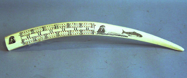 Ivory Tusk Cribbage Board www.cribbagecorner.com